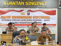 Rapat Eksternal OPS Patuh Lancang Kuning 2025, Polres Kuansing Gandeng Multi Sektor Untuk Tekan Angka Kecelakaan Lalu Lintas