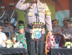 “Polres Pelalawan gelar Apel Gelar Pasukan Operasi Patuh Lancang Kuning 2025: Sinergi untuk Keselamatan Berlalu Lintas”