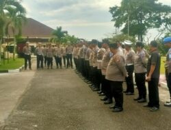 Polres Kuansing Melaksanakan Kegiatan Apel Operasi Patuh Lancang Kuning 2025