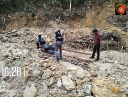 Polsek Singingi Lakukan Pengecekan Lokasi PETI di Sungai Ongau, Desa Pulau Padang