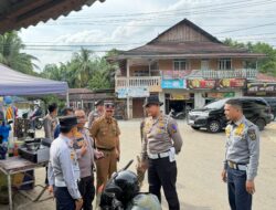 Polres Kuansing Siapkan Pengamanan Pacu Jalur Rayon IV di Tepian Dt. Bandaro Lelo Budi, Desa Pulau Godang Kari Kecamatan Kuantan Tengah