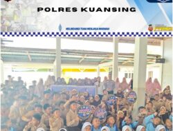 Polres Kuansing Gelar “Police Goes to School” di SMP Yayasan Annur, Tekankan Pentingnya Tertib Lalu Lintas