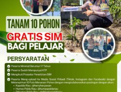 Trobosan Green Living, Satlantas Polres Kampar Berikan SIM Gratis bagi Pelajar, Cek Syarat dan Ketentuannya