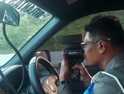 Ngebut, 19 Pengendara di Tol Permai Terjaring Operasi Speed Gun Ditlantas Polda Riau