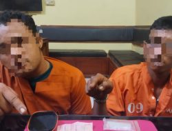 Dua PPelaku Narkoba Ditangkap di Sebuah Gubuk di Desa Danau Lancang