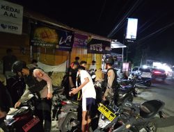 Tim Raga Res Kampar Jaga Kamtibmas, Patroli Malam Amankan Tiga Titik Kawasan Strategis