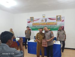 Pisah Sambut Kapolsek Kampar Kiri: Kompol Mhd Daud S.H kepada Kompol Rusyandi Zuhri Siregar S.Sos