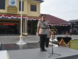 Mapolres Kampar Gelar Upacara Hari Juang Polri, Kapolres Ajak Jajaran Tingkatkan Profesionalisme!