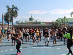 WBP Lapas Kelas IIA Pekanbaru Jaga Kesehatan dengan Senam Pagi Rutin