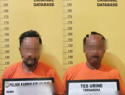 “BUMI KAMPAR DIRUSAK, HUKUM MENANTI!” Polsek Kampar Kiri Hilir JEBLOSKAN 2 PENAMBANG EMAS ILEGAL di Balik Jeruji Besi!