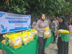 Ditlantas Polda Riau Gelar Gerakan Pangan Murah, 2 Ton Beras Disalurkan untuk Warga Pekanbaru