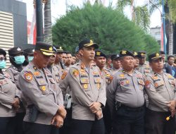 Humanis dan Penuh Kesabaran, Polres Dumai Amankan Aksi Demo dengan Kondusif