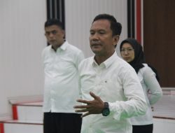 Apel Pagi Pegawai Lapas Pekanbaru, Pemimpin Apel Pimpin Doa Bersama Keselamatan Buat Negeri