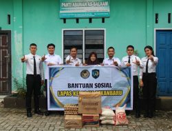 Berbagi Kasih, Membangun Harapan : Lapas Pekanbaru Gelar Baksos di 2 Panti Asuhan