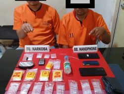 “Polres Kampar Tidak Kasih Ampun! Dua Pengedar Shabu di Bangkinang Kota Ditangkap, Diduga Kuasai Jaringan Narkoba Lokal!”