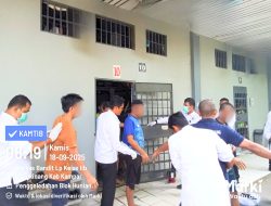 CEGAH GANGGUAN KEAMANAN: LAPAS BANGKINANG LAKSANAKAN RAZIA RUTIN KAMAR WBP