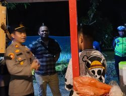 AKP Khairil Sambangi Pos Kamling Desa Beringin Lestari, Jalin Kedekatan Bersama Warga