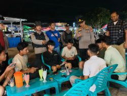 Kapolsek Tapung Hilir Pimpin Apel RAGA dan Gelar Patroli Dialogis Keliling Desa