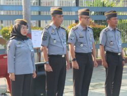 Sinergi dan Tanggung Jawab : Lapas Pekanbaru Pererat Kekompakan Petugas Lewat Apel Pagi