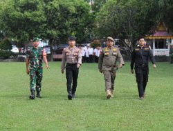 Kapolresta Pekanbaru Tegaskan Kesiapsiagaan Hadapi Banjir dan P2KS dalam Apel Gabungan Tahun 2025