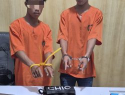 Polsek Kampar Kiri Tangkap Dua Pelaku Narkoba di Desa Gunung Mulya