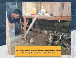 Membangun Kemandirian Lewat Peternakan Ayam Kampung di Lapas Narkotika Rumbai