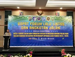 Polda Riau Matangkan Strategi Penanganan Infrastruktur untuk Kelancaran Ops Lilin 2025, Rapat Forum LLAJ Bahas Hasil Survei Jalan dan Jembatan Rusak