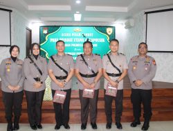 Polresta Pekanbaru Gelar Upacara Pelantikan dan Sertijab Sejumlah Pejabat Utama dan Kapolsek