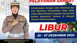 “Pengumuman Kasat Lantas Polres Kampar: ‘Samsat Tutup 25-27 Desember, Orang Bijak Taat Pajak’!”