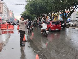 Polresta Pekanbaru Gelar Gatur Lalin Ops Lilin Lancang Kuning 2025 di Kawasan STC