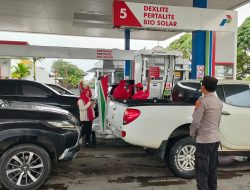 Polsek Rumbai Pesisir Lakukan Pengecekan Stok BBM dan Kesiapan SPBU dalam Rangka Ops Lilin 2025