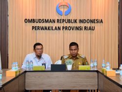 Tingkatkan Pelayanan Publik Yang Cepat Untuk Masyarakat, Bupati Kampar H. Ahmad Yuzar Lakukan Silaturahmi Dengan Kepala Ombudsman RI Perwakilan Riau.