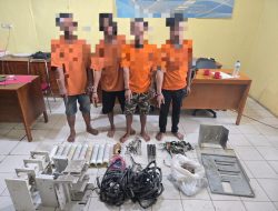 Polsek Tapung Sikat Pencuri Komponen, PHR Rugi Ratusan Juta!”