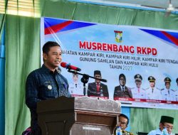 Prioritas Infrastruktur Pendidikan, Gedung dan Kesehatan, Bupati Kampar Ahmad Yuzar ; Usulan Prioritas Harus Berdampak langsung kepada Masyarakat.