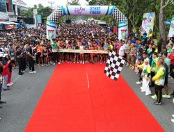 Diikuti lebih kurang 2.500 Lebih Peserta Bupati Kampar Lepas Fun Run Dalam Rangka HUT Kab. Kampar Ke-76 Tahun 2026