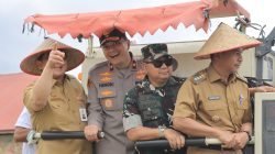 Wamentan Panen Raya Padi dan Sekaligus Pelantikan HKTI Provinsi Riau Di Desa Binuang