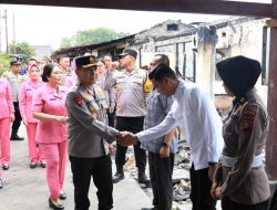 Kebakaran Aspol Pintu Angin, Kapolda Riau Pastikan Bantuan dan Pemulihan