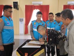 Kapolres Kampar Hadir Saksikan Penandatanganan Pakta Integritas & Sumpah Seleksi Calon Anggota Polri TA 2026