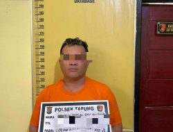 Polsek Tapung Tangkap Warga Tanjung Sawit, Sita Sabu-sabu 38,94Gram