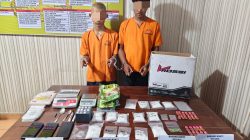 Luar Biasa, Polsek Siak Hulu Tangkap Dua Pelaku Narkoba, Sabu-Sabu, Pil Ekstasi dan Vipe Mengandung Narkotika Ikut Diamankan!