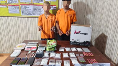 Luar Biasa, Polsek Siak Hulu Tangkap Dua Pelaku Narkoba, Sabu-Sabu, Pil Ekstasi dan Vipe Mengandung Narkotika Ikut Diamankan!