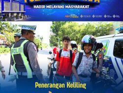 Satlantas Polresta Pekanbaru Gelar Penling, Edukasi Pengendara Tertib Berlalu Lintas