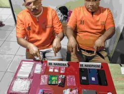 Polisi Sita 6.13 Gram Sabu-sabu Dari Dua Pelaku Narkoba di Kelurahan Langgini Bangkinang Kota