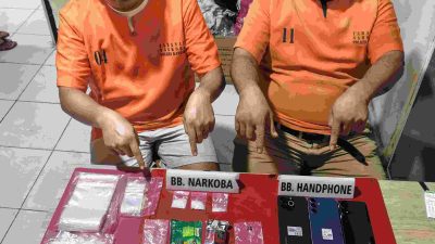 Polisi Sita 6.13 Gram Sabu-sabu Dari Dua Pelaku Narkoba di Kelurahan Langgini Bangkinang Kota
