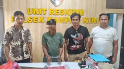 “Polsek Kampar Kiri Ungkap Kasus Narkotika – 10,91 Gram Sabu-sabu Ditemukan, 1 Tersangka Diamankan”