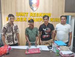 “Polsek Kampar Kiri Ungkap Kasus Narkotika – 10,91 Gram Sabu-sabu Ditemukan, 1 Tersangka Diamankan”