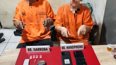 Polres Kampar Tangkap Sepasang Kekasih, Miliki Sabu-sabu