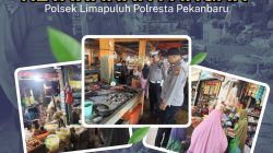 MONITORING PASAR TRADISIONAL, LANGKAH POLRESTA PEKANBARU MENJAGA KETAHANAN PANGAN