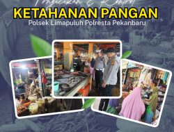 MONITORING PASAR TRADISIONAL, LANGKAH POLRESTA PEKANBARU MENJAGA KETAHANAN PANGAN
