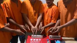 Diduga Pesta Sabu-sabu, Lima Pelaku Dibekuk Polsek Tapung